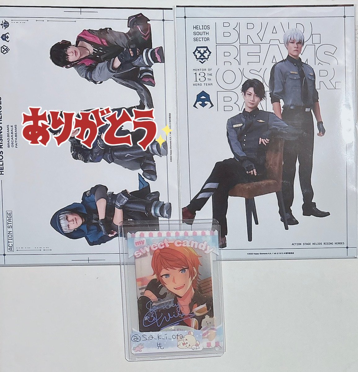 s_a_k_i_ota's tweet image. 【交換】
エリステ　2L ランダムブロマイド ランブロ
譲→オスカー.ブラッド

求→💕イクリプス

※21日昼、22日昼夜、24日夜＞20日昼。現地手渡しのみ。