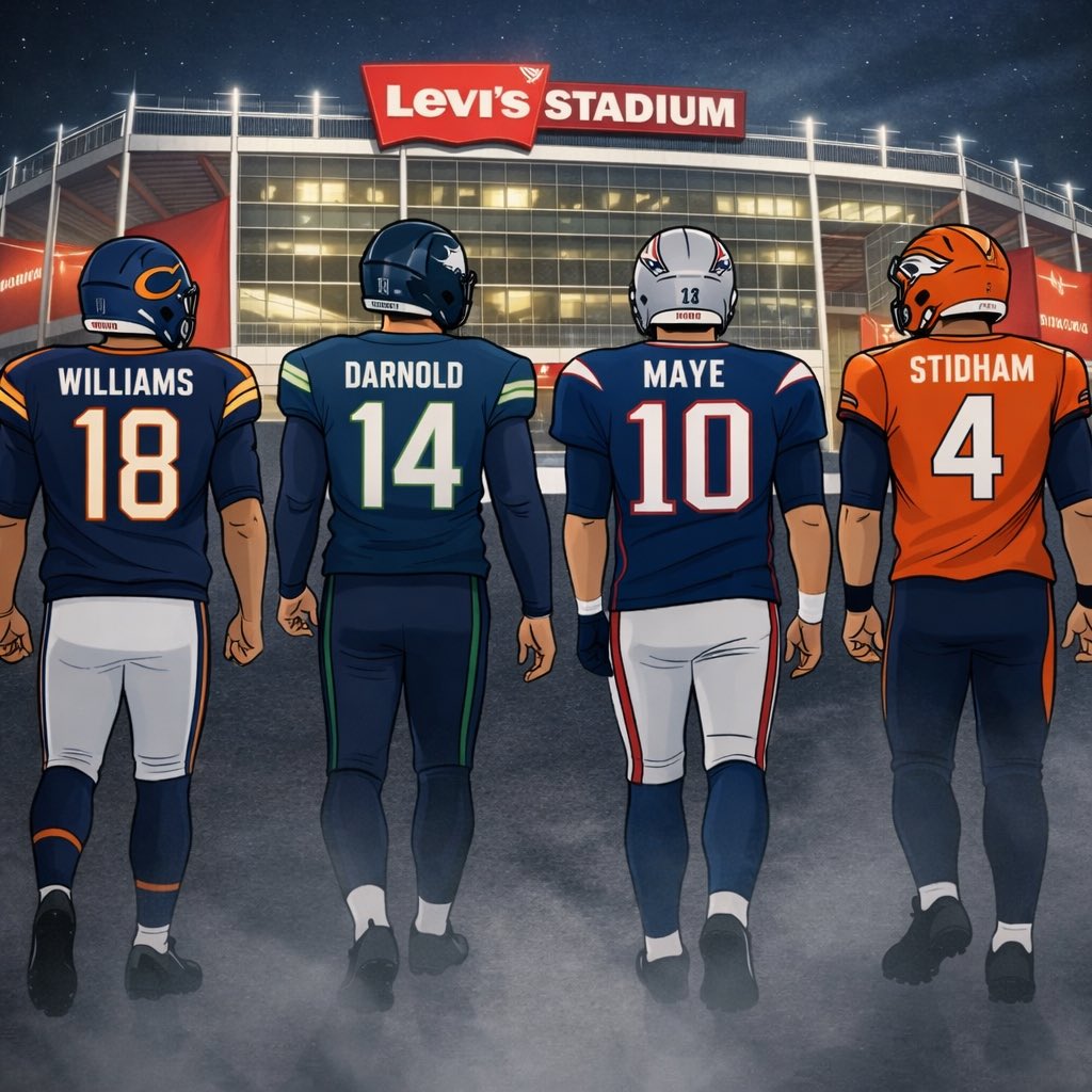 PolymarketBlitz's tweet image. The potential NFC Championship QB's 😬