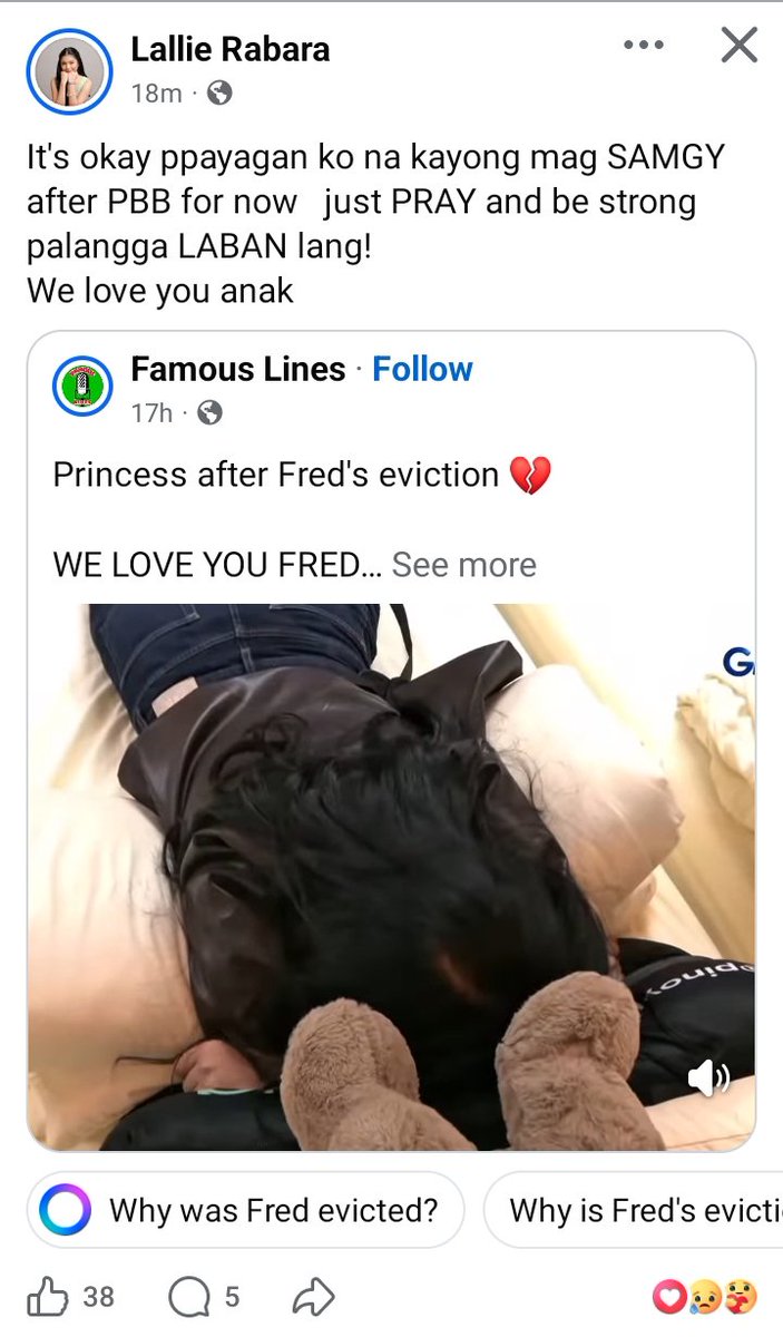 Prinnyze's tweet image. Fred tuloy ang date