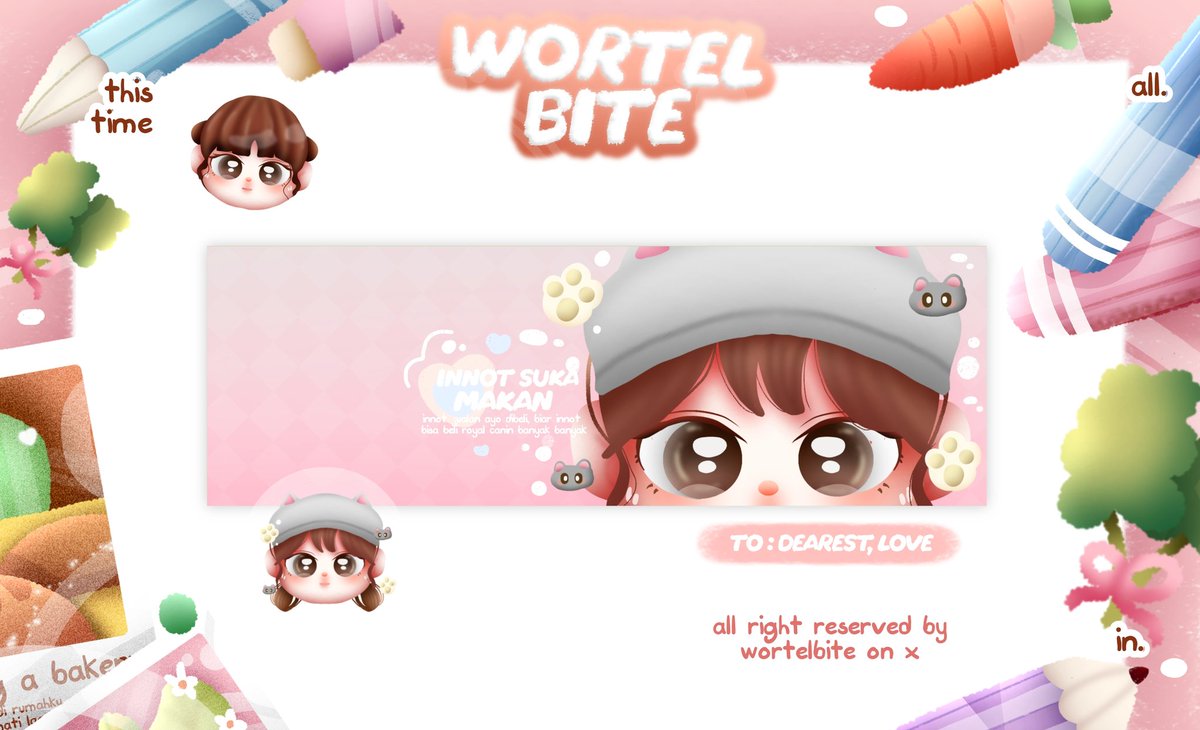 wortelbite's tweet image. 🛝💭 help repost ... 
arigato temen temen :3

hai berhubung sepertinya ini open terakhir untuk katalog h.c sebelum aku keluarin yang baru 🎈🎑, jadi aku mau open with special price. slot terbatas, ayo cekie alt temen temen 🖐🏻

🎣⛳️ #zonauang #zonaba