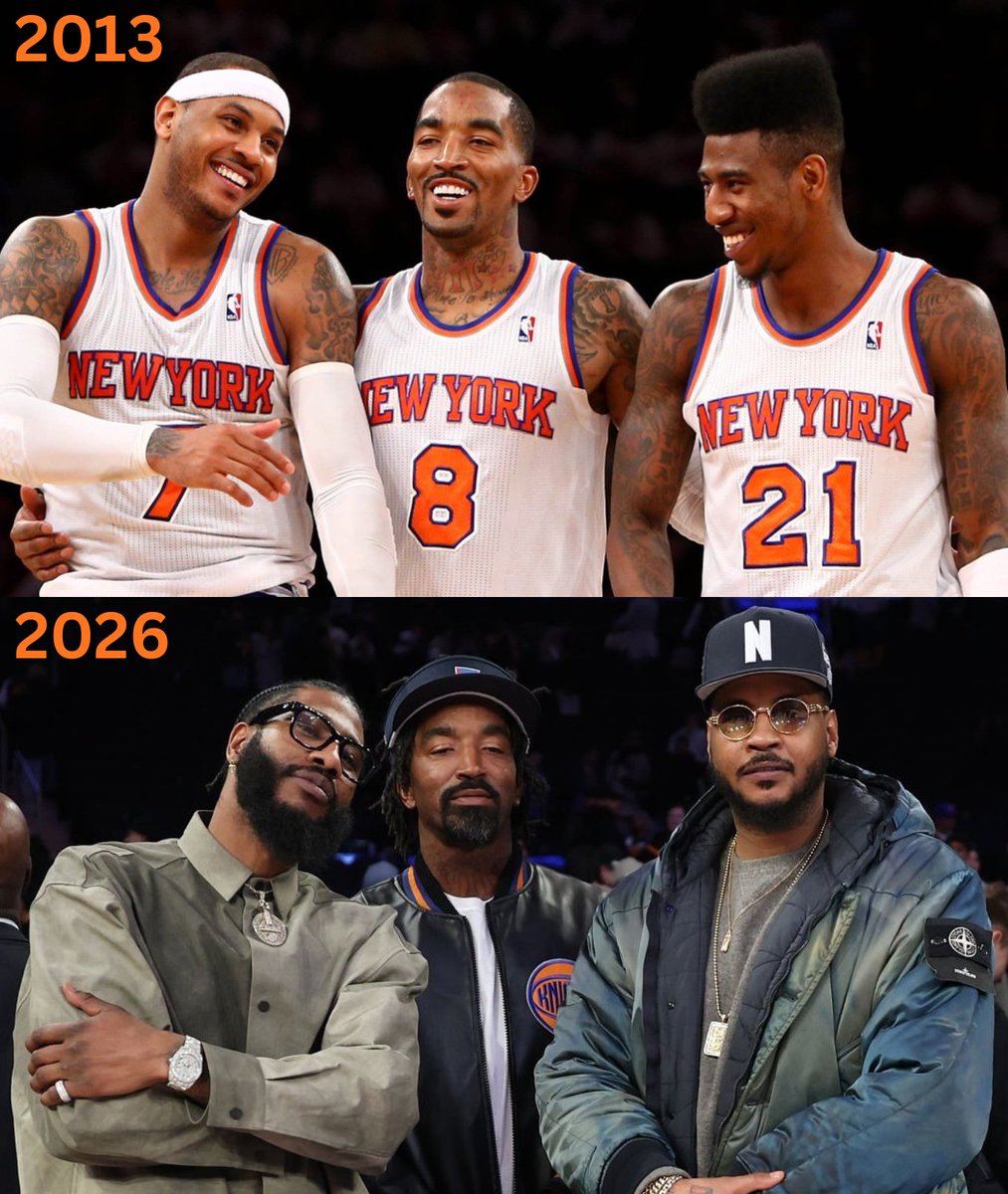 NBA_NewYork's tweet image. Melo, JR &amp;amp; Shump