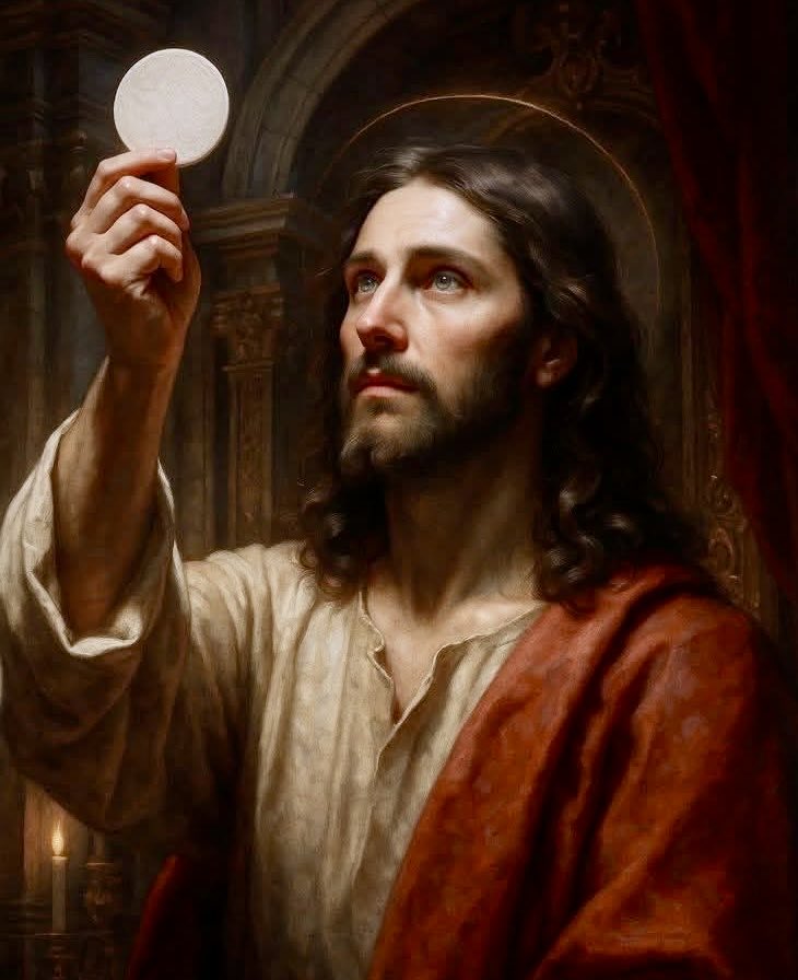PadreTeofiloR's tweet photo. JESÚS ESPERA POR TI HOY EN LA EUCARISTÍA, PRESENCIA REAL DE SU AMOR POR TI Y TODA LA  HUMANIDAD. https://t.co/FL4ulEtbcF