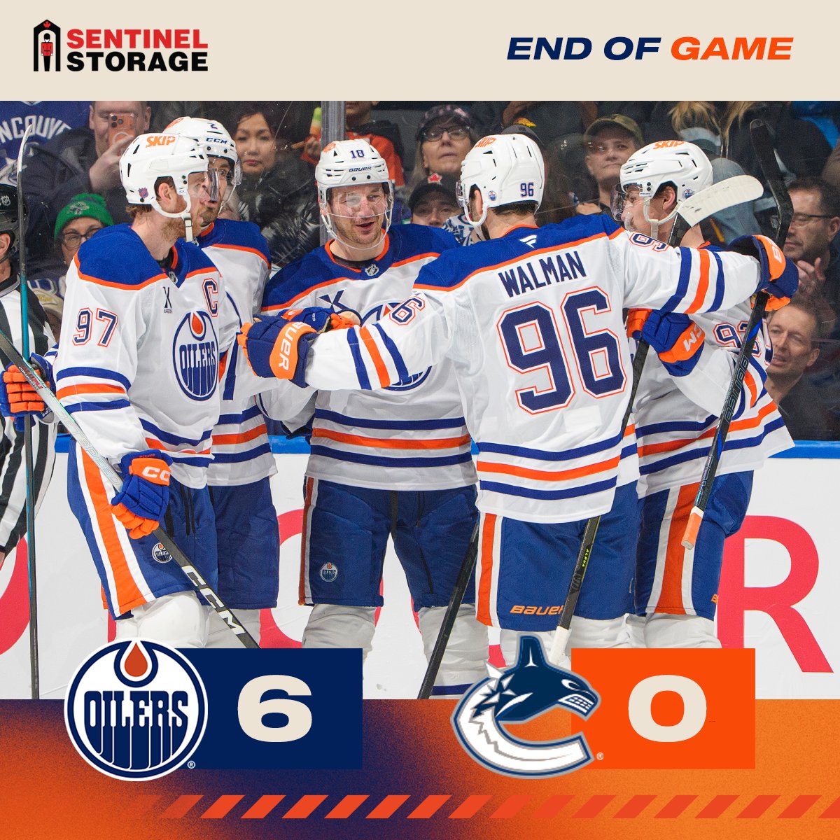 EdmontonOilers's tweet image. Saturday night shutout 🙂

@sentinelstorage | #LetsGoOilers