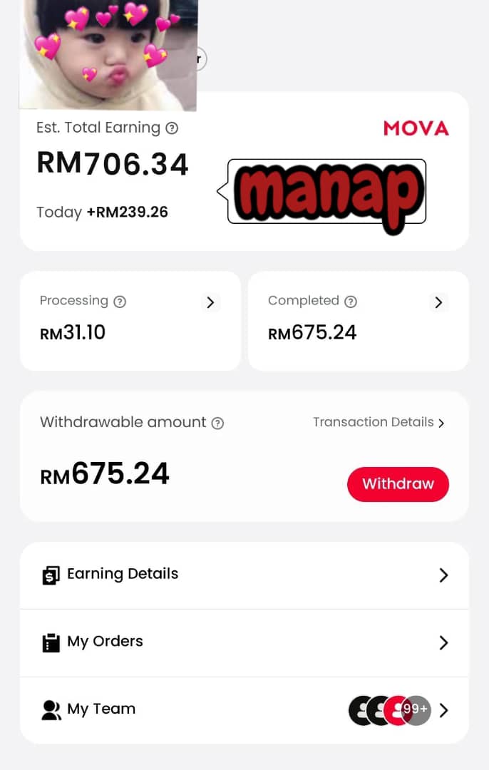 leevono's tweet photo. 🔥SHOPPING TT, SHOPEE LEPASTU DAPAT DUIT BALIK/CASHBACK 🔥

Assalam geng. Korang yg selalu shopping kat SHOPEE, TT &amp; LZD amatlah rugi tak install MOVA.. dapat balik CASHBACK!!

✅ Install FREE (app MOVA)
✅ Guna kod 7T3UNJ utk tebus bonus
🔥 DAFTAR SINI 🔥 https://t.co/KW6W2rOsIR https://t.co/tKoloqGRcO