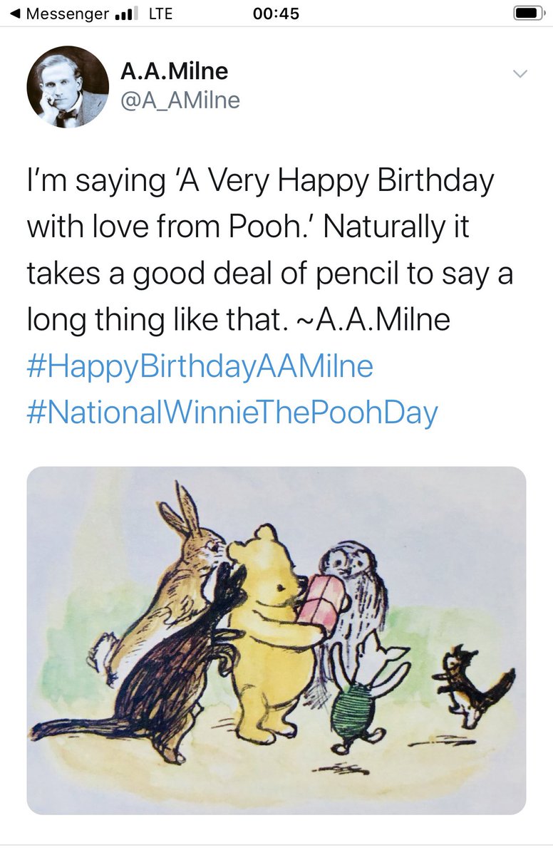 <a href="/A_AMilne/">A.A.Milne</a> January 18, 2020. Happy Birthday 🎉