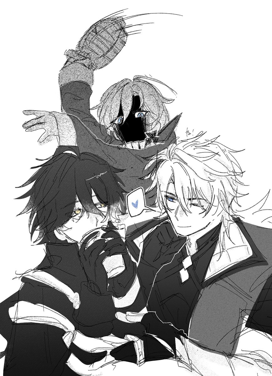 ⚔️🕯️(+🪶)

🪶「勝手に出し抜かないでくれますか？」