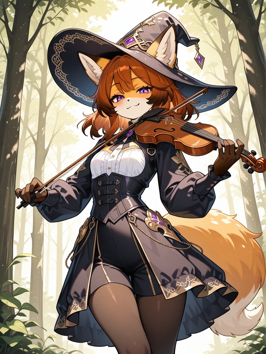 Goodnight everyone~ Let me serenade you to sleep and sweet dreams~ 🎶🦊

Wholesome SFW AI Illustration

#furry #furrygirls #furryart #ai #kemono #AIart #aifurry #aifurryartwork #furryai