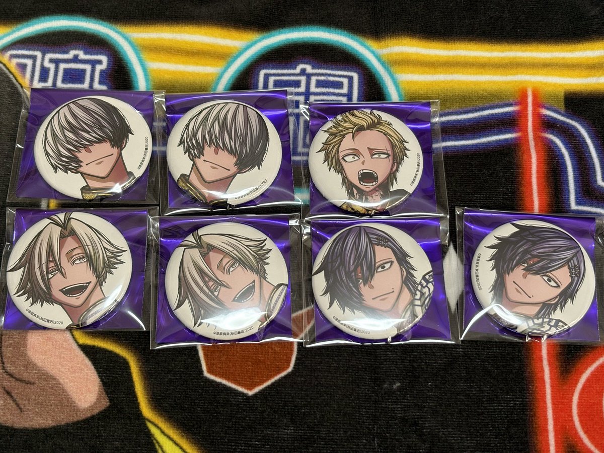 桃源暗鬼C107 アフコミ缶バッジ 秋田書店 譲 桃宮唾切 百鬼大我 桃際