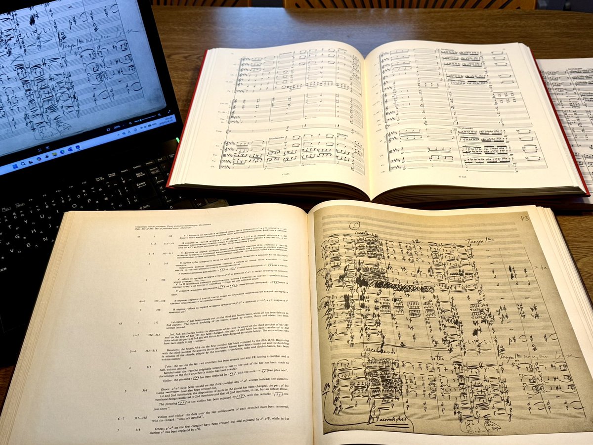 演奏予定、PTsch74悲愴交響曲を読む。自筆原稿をInternet  で確認することはできるが、筆記体のロシア語が読めず、以前入手したfacsimile を援用する。筆記体の読みに加え英語訳も掲載されている ので、もう少し詳しく読めることを期待。問題はTempo の設定、作品本位の演奏 ...