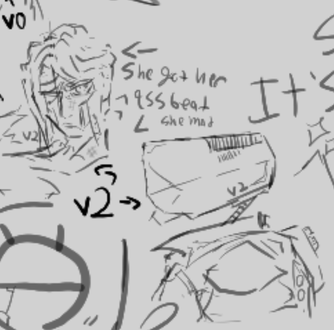 Erqixii's tweet image. Ultrakill magma doodles #v1 #v2 #gabriel #ultrakill