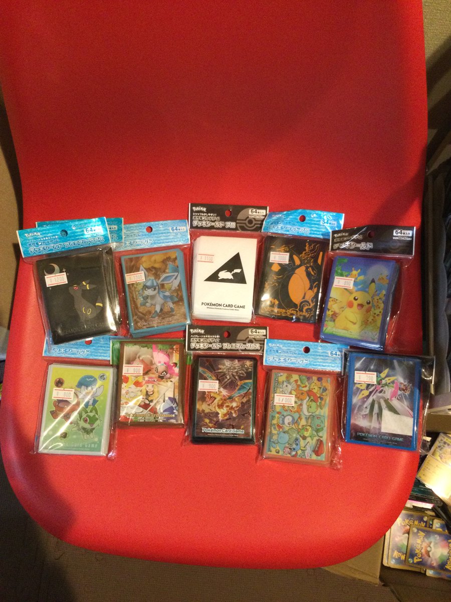 ポケカスリーブ色々入荷しました✨ 好きなポケモンのスリーブあるかも？