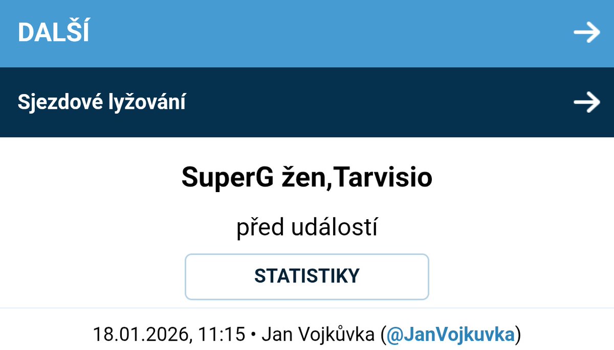 ⛷️ Alpské lyžování | Světový pohár v alpském lyžování žen má tento týden program v italském Tarvisiu. Po sobotním sjezdu se uskuteční nedělní superobří slalom, v němž se představí také Ester Ledecká. Onlajn přenos najdete ⤵️ 1url.cz/DJmaP
#Onlajny_com #fisalpine