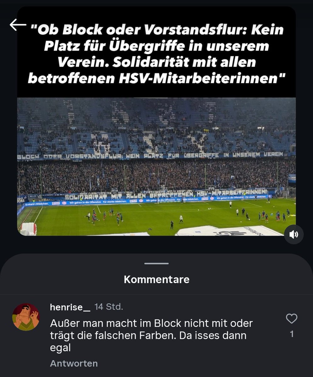 henrise aka. der fünffach-fan hat sich mal wieder mit nem dummen kommentar zu einem wichtigen thema eingeloggt