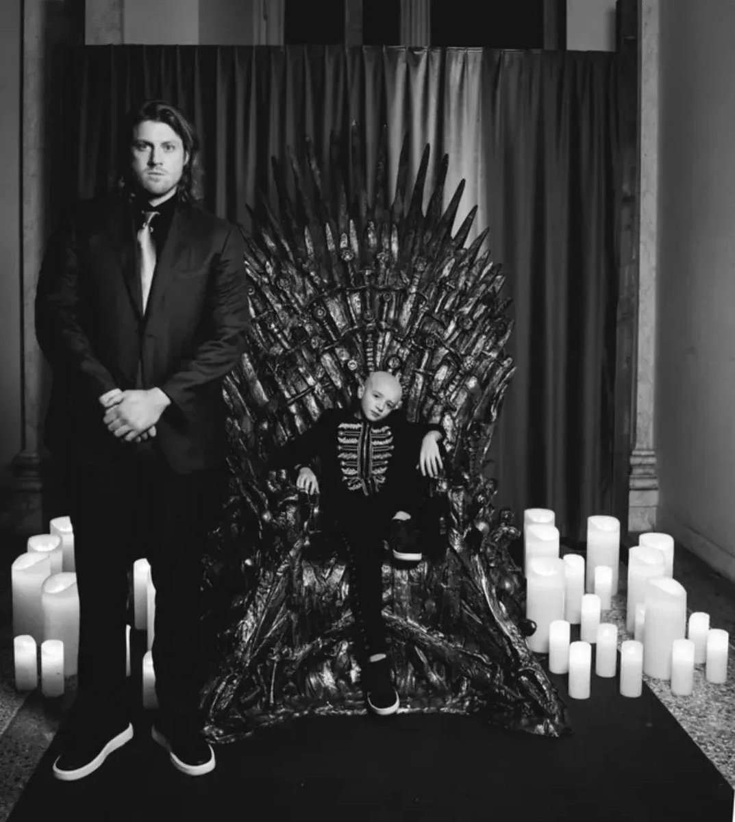 westerosies's tweet image. Just a knight and his squire