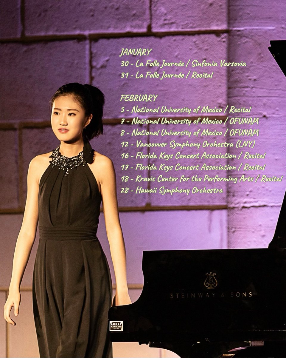 January + February dates!! tickets are available on my website - link in bio :)