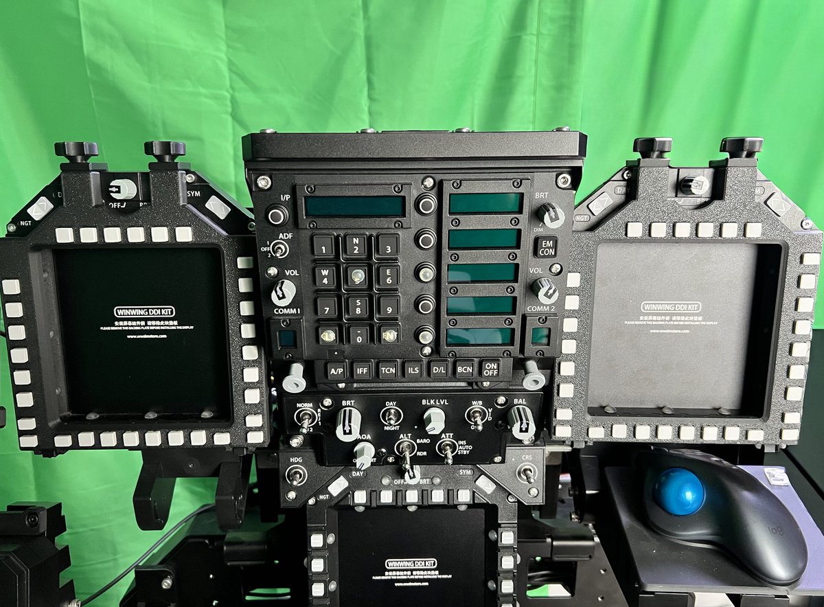 Starworks74's tweet image. I made an AH-64 MPD button add-on for the #WINCTRL MFD unit. 

#DCSworld #VR #AH64 #Flightsim #3DPrinting #BambuLab