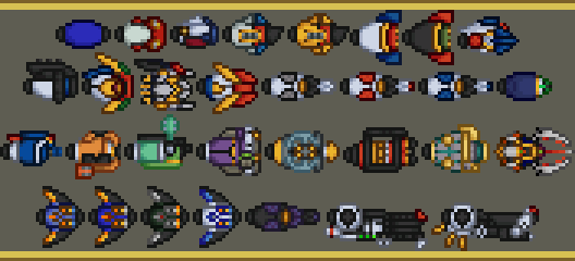 AbsoluteBoom96's tweet image. All X-Busters from the Mega Man X series.
Now in the Terraria size.
#pixelart #pixelartist #pixelweapons #terraria #megaman #megamanx