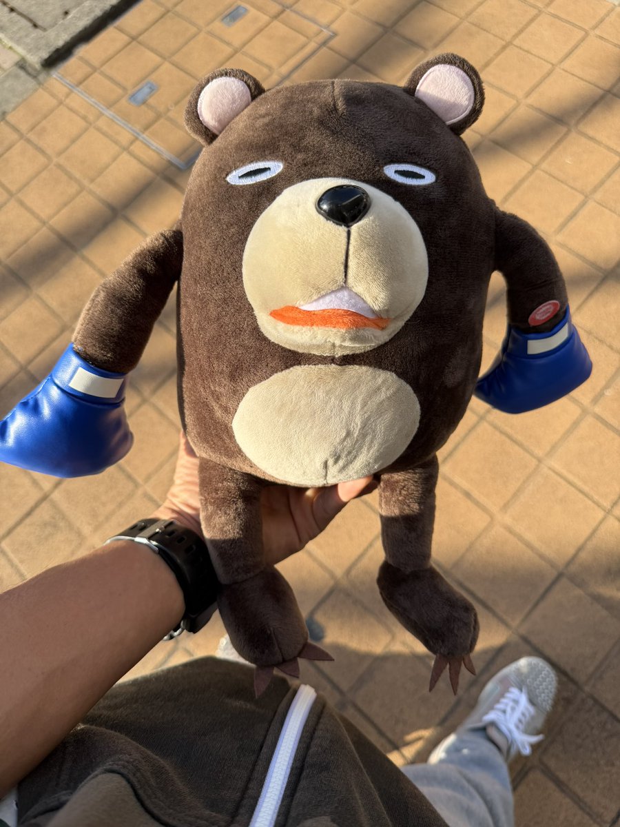 UsePon's tweet image. リサイクルショップで呪術廻戦の呪骸ぬいぐるみ ツカモト衝動買い🐻これは一緒に映画観なあかんなー🥊
#呪術廻戦