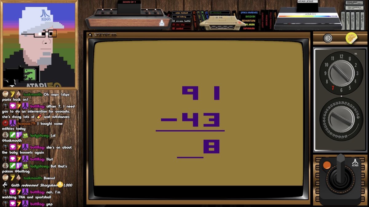 Seven of 7 (Atari Jesus) tweet media