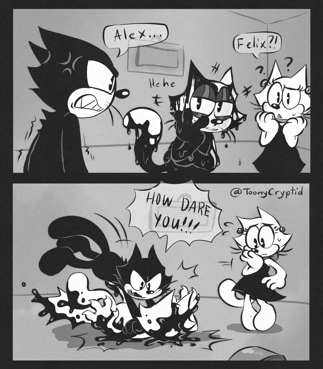 Alex the impostor. 
Never thought I'll finish this lol.
#FelixTheCat