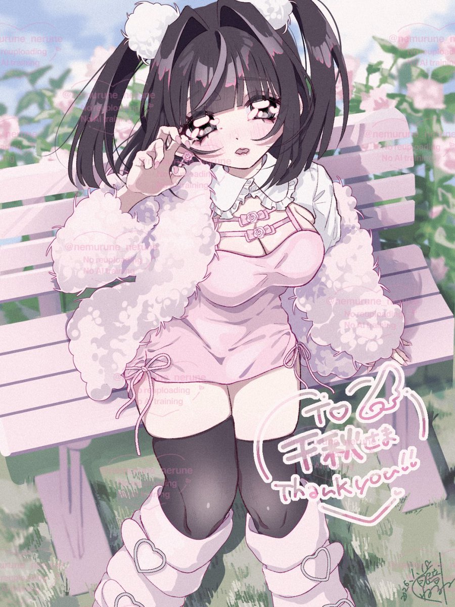 Skebリクエストありがとうございました🥀🎀
 #Skeb #Commission