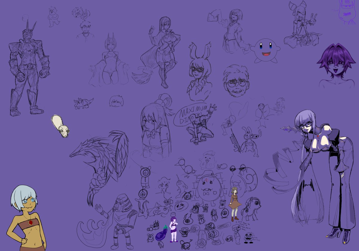 Drawpile with <a href="/DailyShuten/">Daily Ibuki-Douji (Comms open)</a> <a href="/Nachtus_Night/">Nachtus 🌑🐦‍⬛</a> <a href="/Marblechii/">Maru</a> <a href="/HodagSnazzy/">SnazzyHodag</a> <a href="/MxtteoYT/">Mxtteo</a> AL, Fern, and some rando that joined the server