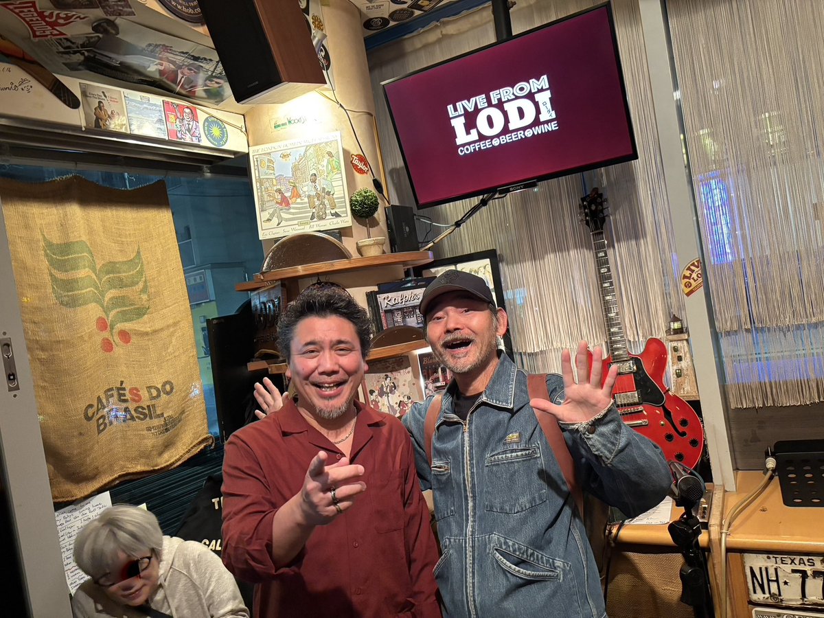 LIVE FROM LODI - 2026/1/16 - 高橋大輔 ＆ 石川二三夫 Duo
〜 二人で鳴らす、ご馳走ブルース 〜

＜ 満員御礼 ＞
ご来店いただいた皆様、ありがとうございました。

（今年から、このLIVEレポートでは写真メインで投稿します。）