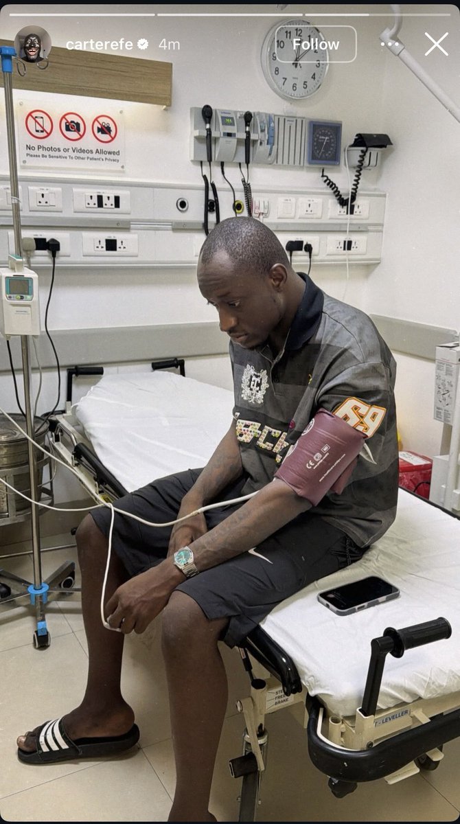 Prayers are up for Carter Efe❤️