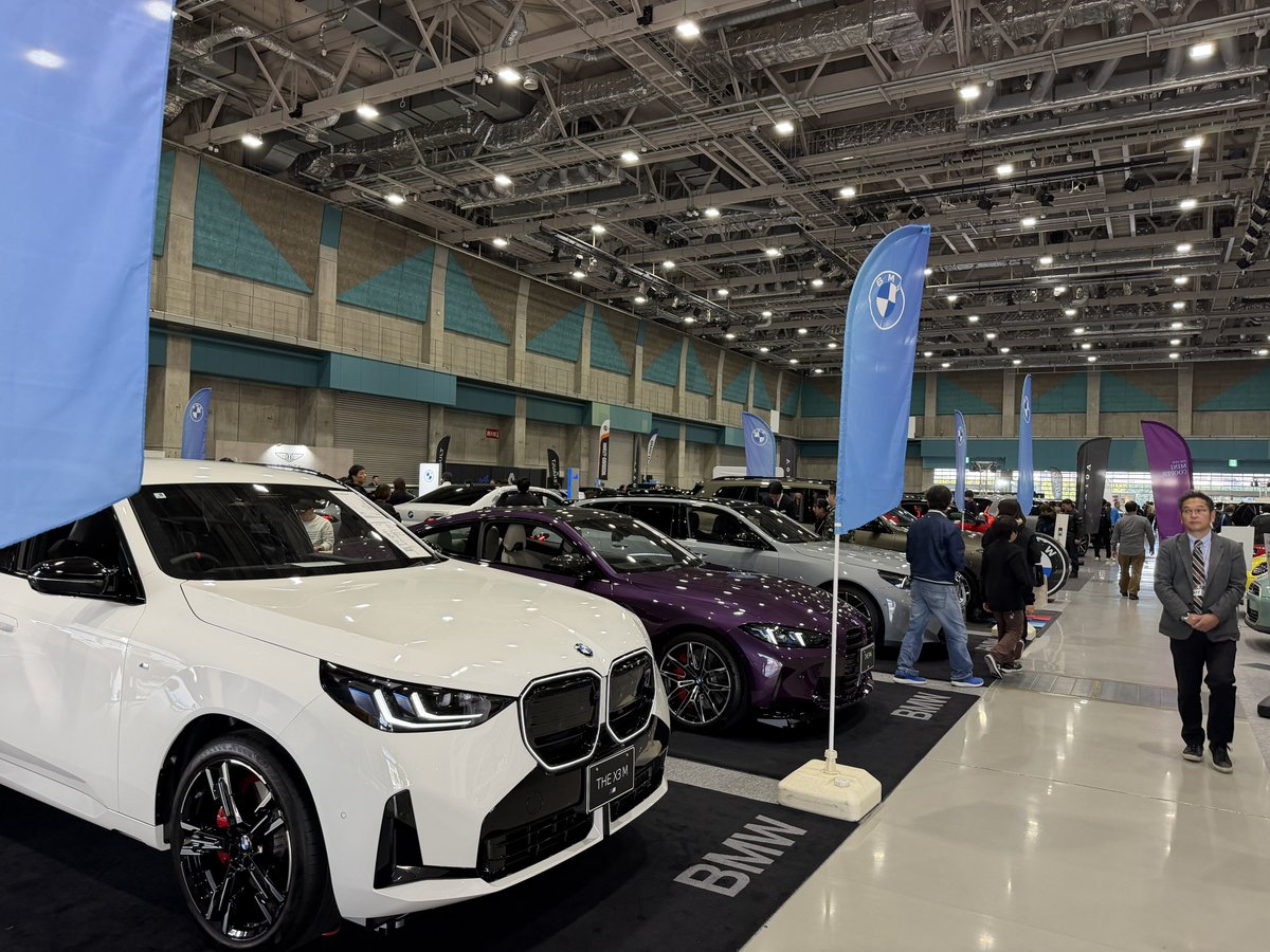 輸入車ショー来た