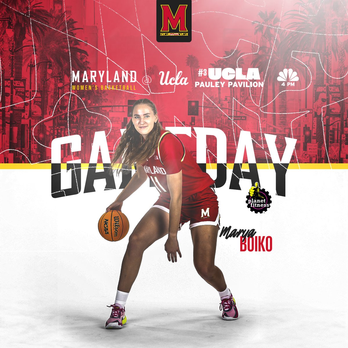 TerpsWBB's tweet image. 𝐆𝐀𝐌𝐄 𝐃𝐀𝐘‼️

@ No. 3 UCLA
🕗 4 PM ET
📺 NBC + Peacock
👉 linktr.ee/terpswbbgameday

#faMily 🐢