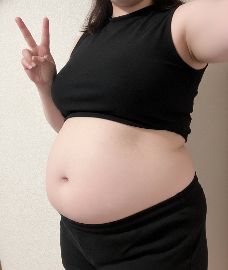 今日の分ね
#ぽっちゃり女子