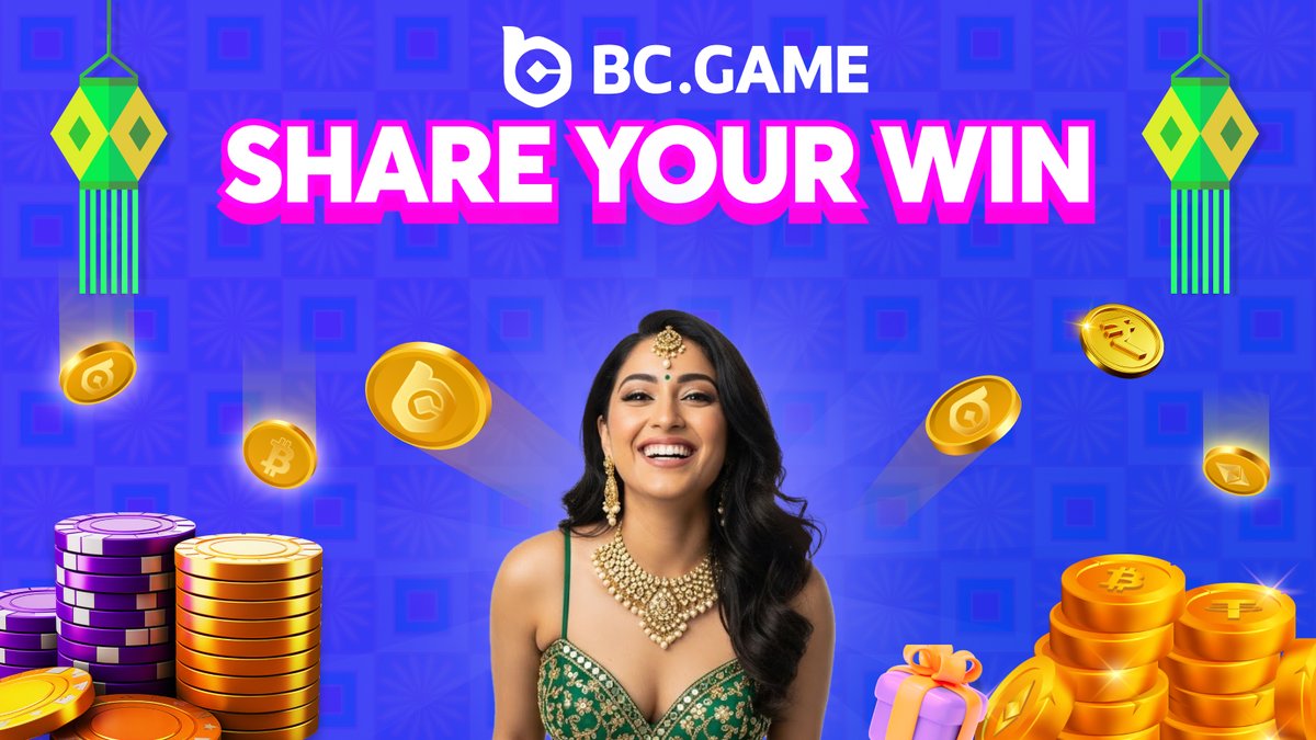 bcgameIN's tweet photo. 📸💰 SHARE YOUR BIGGEST WIN 💰📸

🧧 REWARDS : $USDT

Share your biggest win! 🏆
Screenshot + amount batao 👇

🔰 Tasks -:

❤ Like
🔁 Retweet
👥 Follow @bcgameIN

Winner announcement on Telegram 📢🎁

#Cryptoairdrop #BiggestWin #Crypto https://t.co/XsTyuk6QlV