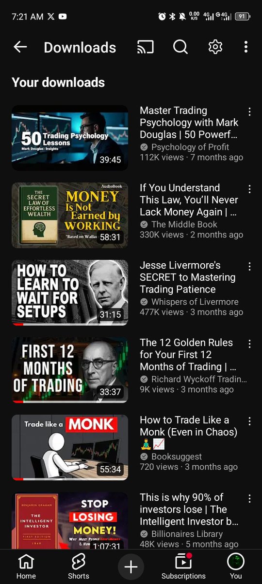 Locked in with this Videos as recommended by <a href="/QueenTea__/">ICTQUEEN</a> 
I've never gotten like a solid guidance on trading psychology 

Trust me there was a time I was doing well in trading with my live account I was profitable with same rules I have today 🤧 
Well you can just call me old