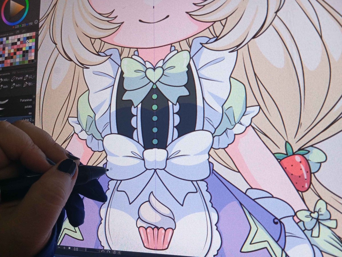 🌟 Hi X 🌟  

🌟Here's a look at the progress of my next adoptable. I wanted it to be very cute and have some dessert details. I'm almost finished, but I'll keep working on it :3 🌟 I'm going to sleep, I'm still getting better from my cold hehe, thanks everyone ♥ goodnight.