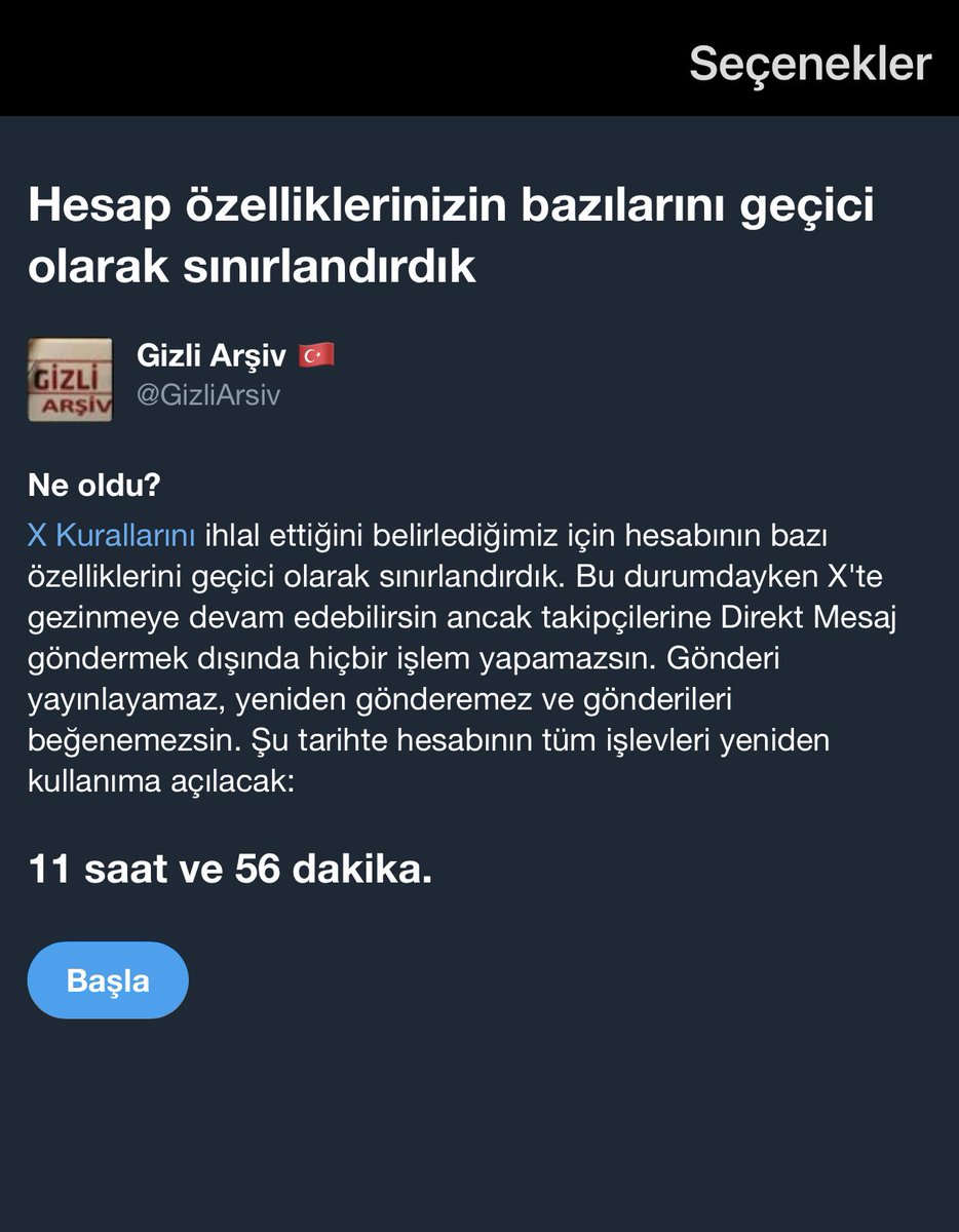 Arkadaşlar, hesabıma yoğun bir saldırı olduğu için kısıtlama getirildi dünden beri paylaşım beğeni yapamıyorum ve etkileşim sorunu yaşıyorum.
Desteğinize ihtiyacım var.