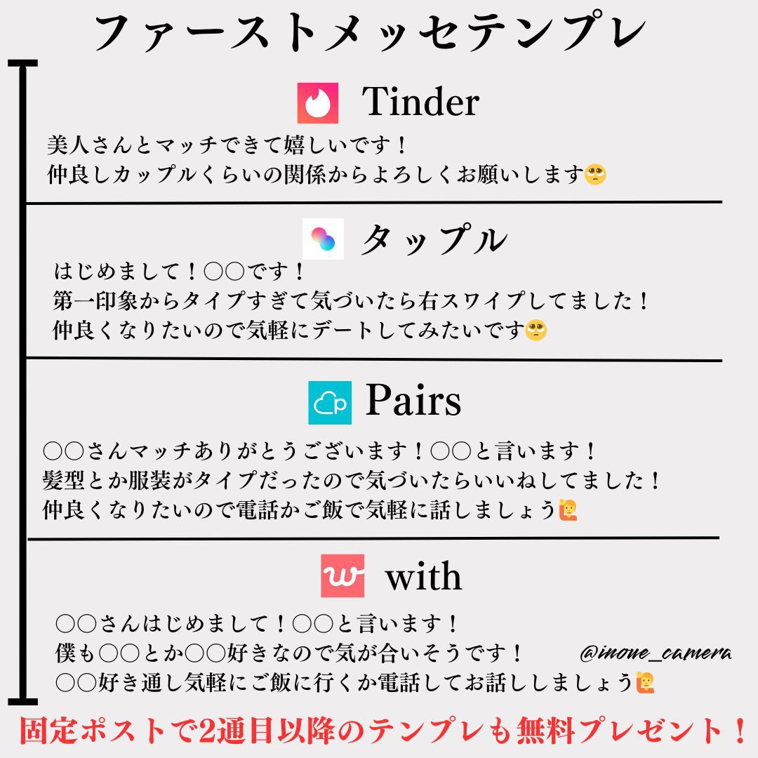 これ丸パクリしたらマッチングアプリの返信率が10倍になった。
