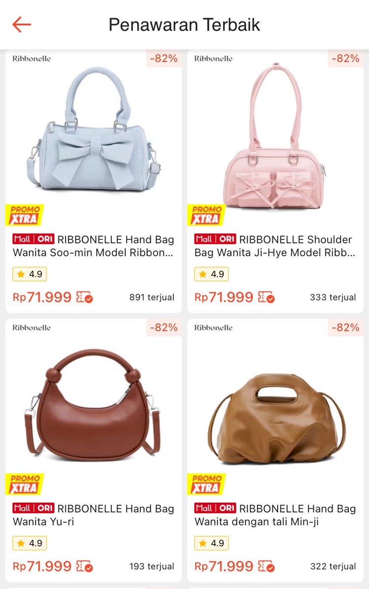 binnssi2's tweet image. Cute bags don’t have to be expensive — under 100k kind of cute 🤍