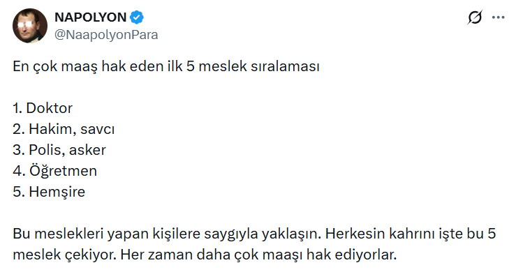 İyi bir doktoru da, adaletli bir savcıyı da, vicdanlı bir polisi de, fedakar bir hemşireyi de yetiştiren öğretmendir.

Öğretmeni 4. sıraya koymak, temeli çatıdan sonra saymaktır.

Bunu maaş meselesi olarak söylemiyorum; ama bu bilincin farkında olmak gerekir.