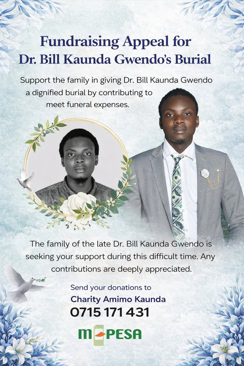 Bill Kaunda a bright soul living with a disability, was brutally taken from us in a hit and run accident. The perpetrator, driving a Toyota Prado (KDU 122Y), was arrested but shockingly released. Bill touched so many lives through NAJIMUDU INITIATIVE. #JusticeForBillKaunda