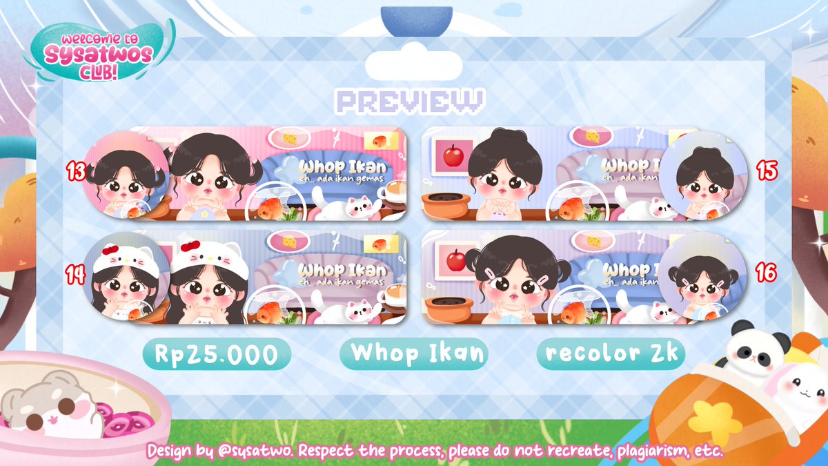 sysatwos's tweet image. help repost? maaciii!

hii, adaa 16 si gembrot nichhh. yukk angkut si gembrot sekarang jugaaakkk ke wassap aku. jangan lupa baca alt ia. met siang 🤪👈🏻🫶🏻

#zonauang