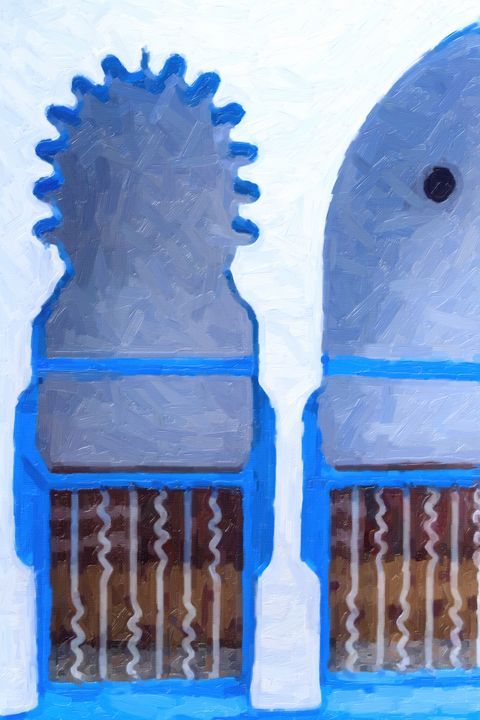Art of the Day! "Chefchaouen". Buy at: ArtPal.com/pierivb?i=1082…
