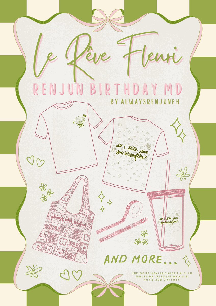 alwaysrenjunph's tweet image. 𝐿𝑒 𝑅ê𝓋𝑒 𝐹𝓁𝑒𝓊𝓇𝒾 𓇢𓆸𓏲𓇬
RENJUN BIRTHDAY MD

𐦍༘⋆˚ ༘ ೀ⋆｡‧₊˚. 𐦍༘⋆
𝗝𝗔𝗡𝗨𝗔𝗥𝗬 𝟮𝟬𝟮𝟲

PRE-ORDER &amp;amp; REVEAL 🔜
