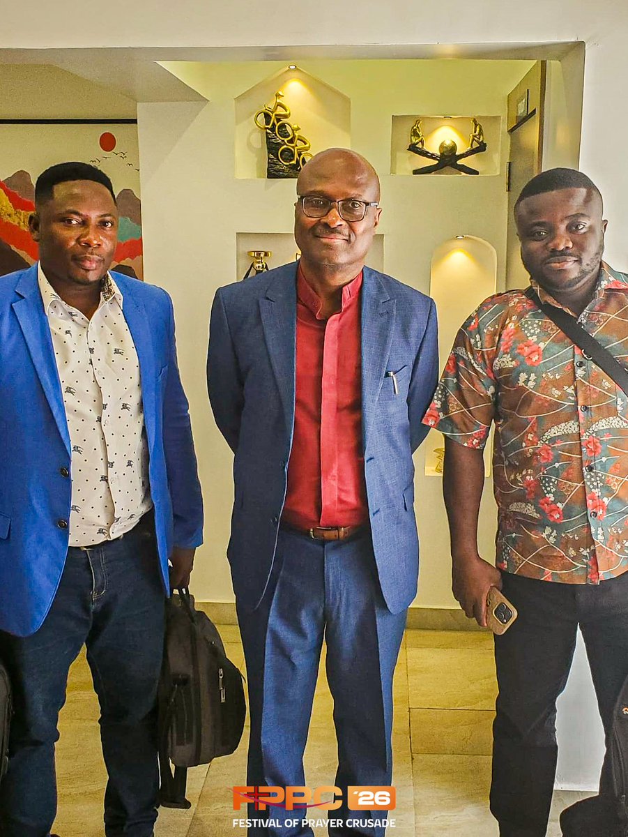 WordBaseHQ's tweet image. We are pleased to announce the arrival of Bishop Francis Odai. Ready to minister and bless us with his word 🙌🙌. We are fully prepared!! Are you ?? 

#wordbasehq #FPPC2026 #Godofcomfort #BishopFrancisOdai #prayercrusade