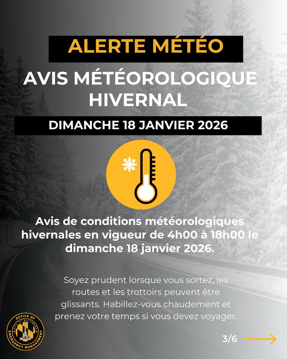 Baltimore City OEM tweet media