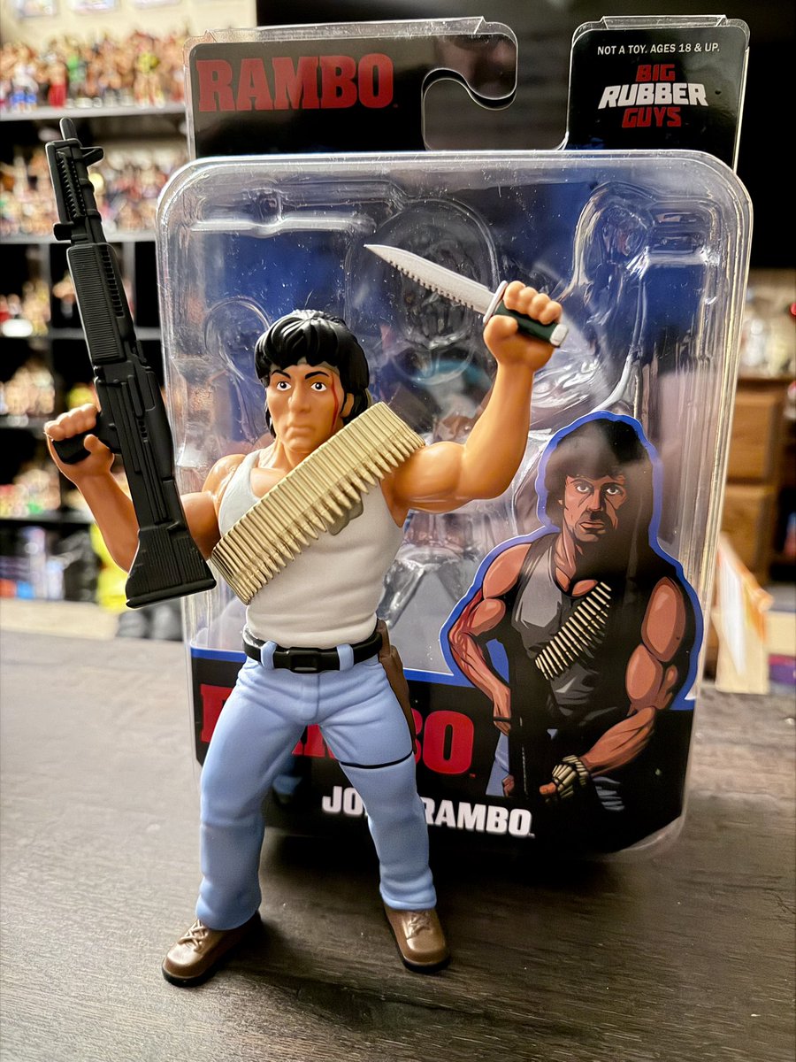 j_veeon's tweet photo. I honestly can’t believe in 2026. I have a new Rambo figure in my hands. Thanks to @collectmajor Big Rubber Guys! #majorpod #bigrubberguys #collectmajor https://t.co/QWiDiLoIK3