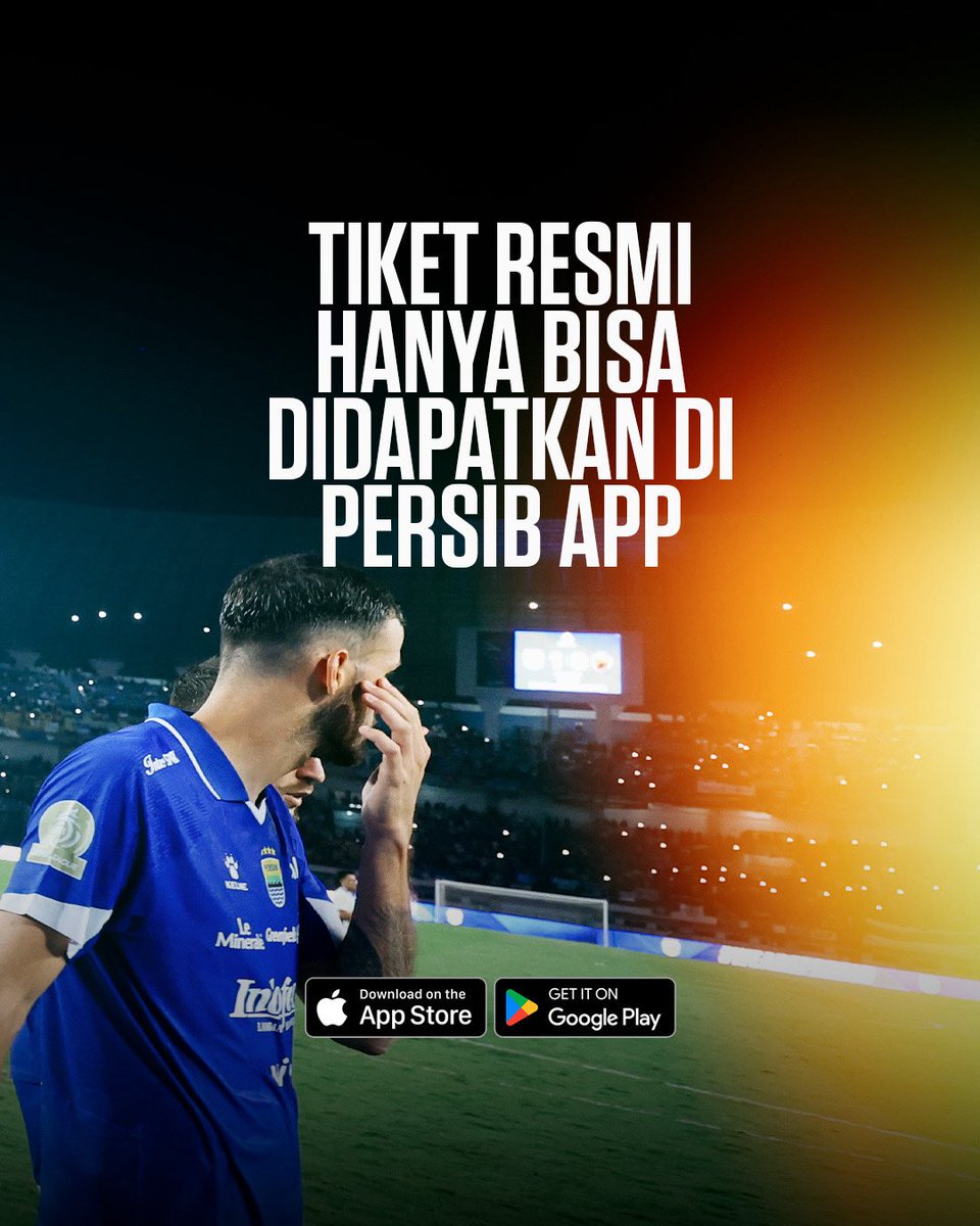 Bobotoh! Hayu dorong lagi semangat para pemain dari atas tribun pada pertandingan pembuka putaran dua Super League!

Reguler tiket PERSIB vs PSBS Biak sudah bisa didapatkan mulai hari ini. 

Waspada tiket palsu, pembelian tiket resmi #PERSIB hanya tersedia di PERSIB App📲