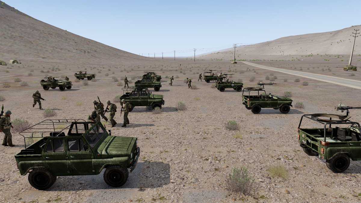 DarkLiberator's tweet image. Another mission I Zeused in #Arma3. Set during the Iran–Iraq war on the map Zargabad 2025.
