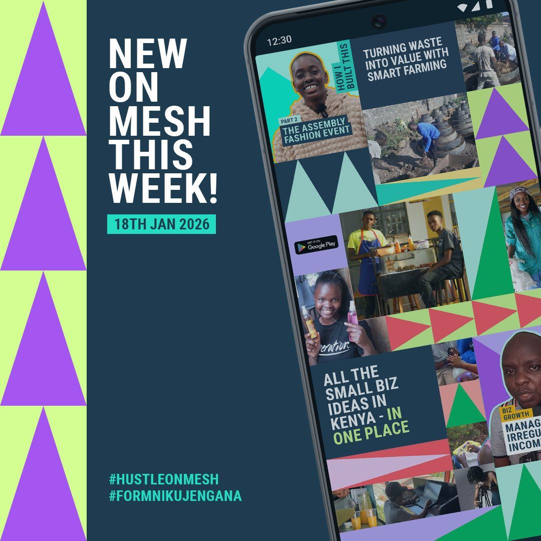 MESHLIFE254's tweet image. New week, real hustle lessons🔥
From money moves to creative gems; Njaanuary’s MESH Weekly Round-Up iko loaded.
Download app &amp;amp; click link🔗ku-dive in, join the convo, &amp;amp; level up your hustle!
mesh.life/article/mesh-w… 
#Njaanuary #HustleSmart #GenZMoney #KenyanHustlers #CreativeBiz