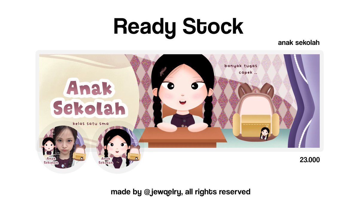 jewqelry's tweet image. ╭━ 𓂅 Help rt, pls? Thanks &amp;lt;3 𓈒𓏸

𖦹 .  heLLo !!  𓏮  aku ada layout ready stock carmen, ian, stella, a-na yang bisa kalian take sekarang juga! ☆̲%  free retext  𓂃  &amp;amp; mt after dm yaa  ⋮⋮  𖣁 ₊

#zonauang #zonaba #zonajajan