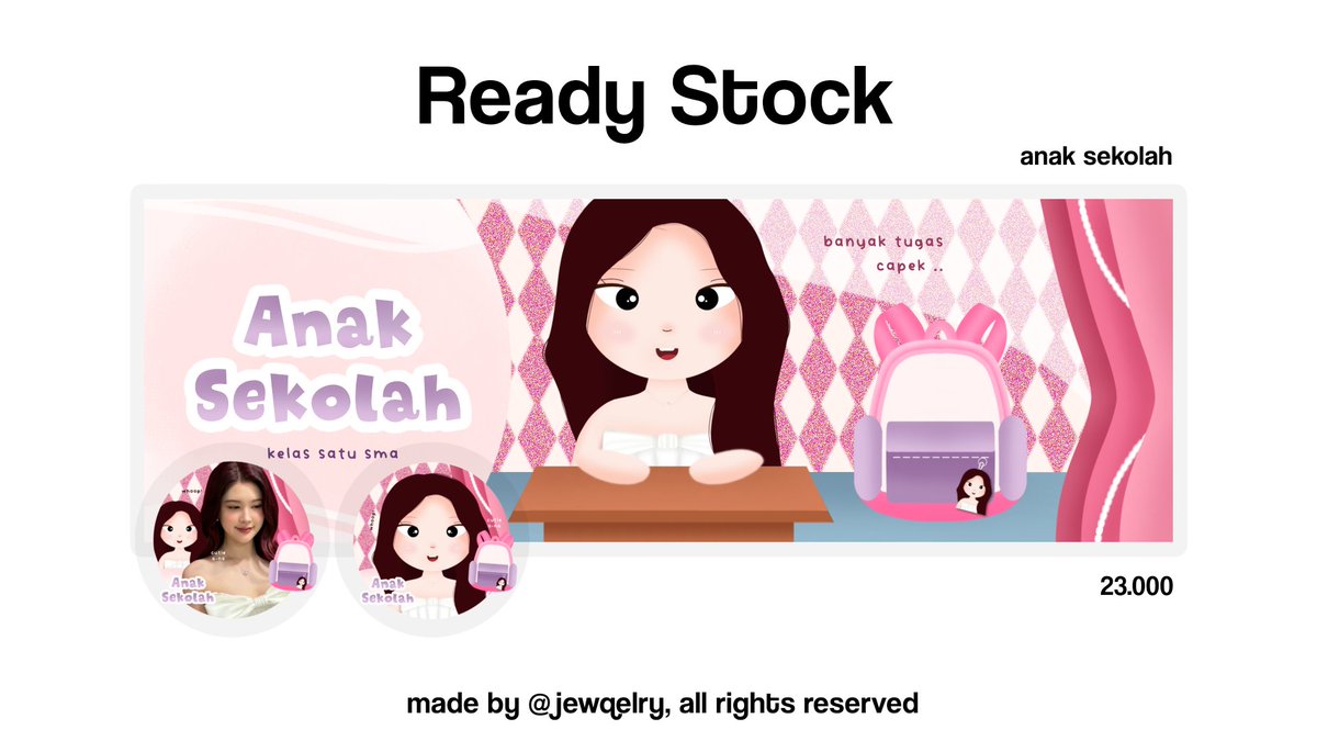 jewqelry's tweet image. ╭━ 𓂅 Help rt, pls? Thanks &amp;lt;3 𓈒𓏸

𖦹 .  heLLo !!  𓏮  aku ada layout ready stock carmen, ian, stella, a-na yang bisa kalian take sekarang juga! ☆̲%  free retext  𓂃  &amp;amp; mt after dm yaa  ⋮⋮  𖣁 ₊

#zonauang #zonaba #zonajajan